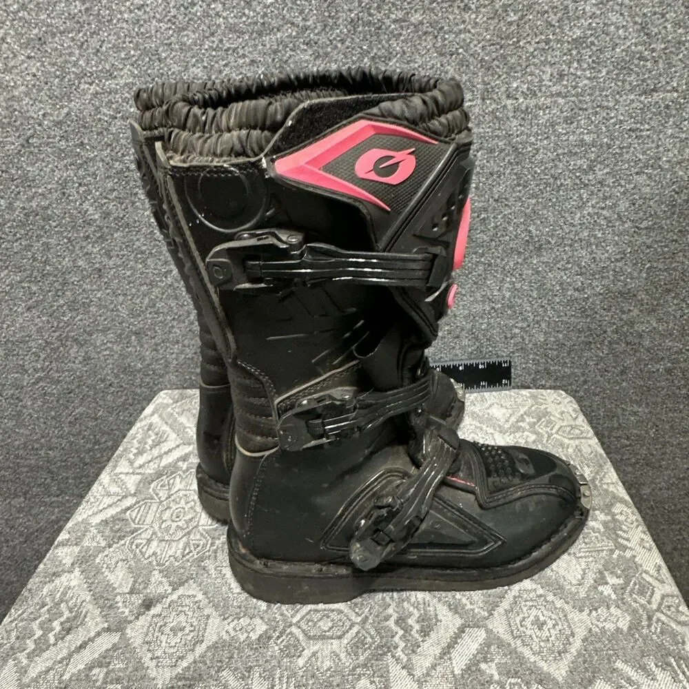 O'Neal Women's Rider MX Motocross Dirt Bike Boots Black/Pink size 7 us eu 37 - Picture 6 of 13